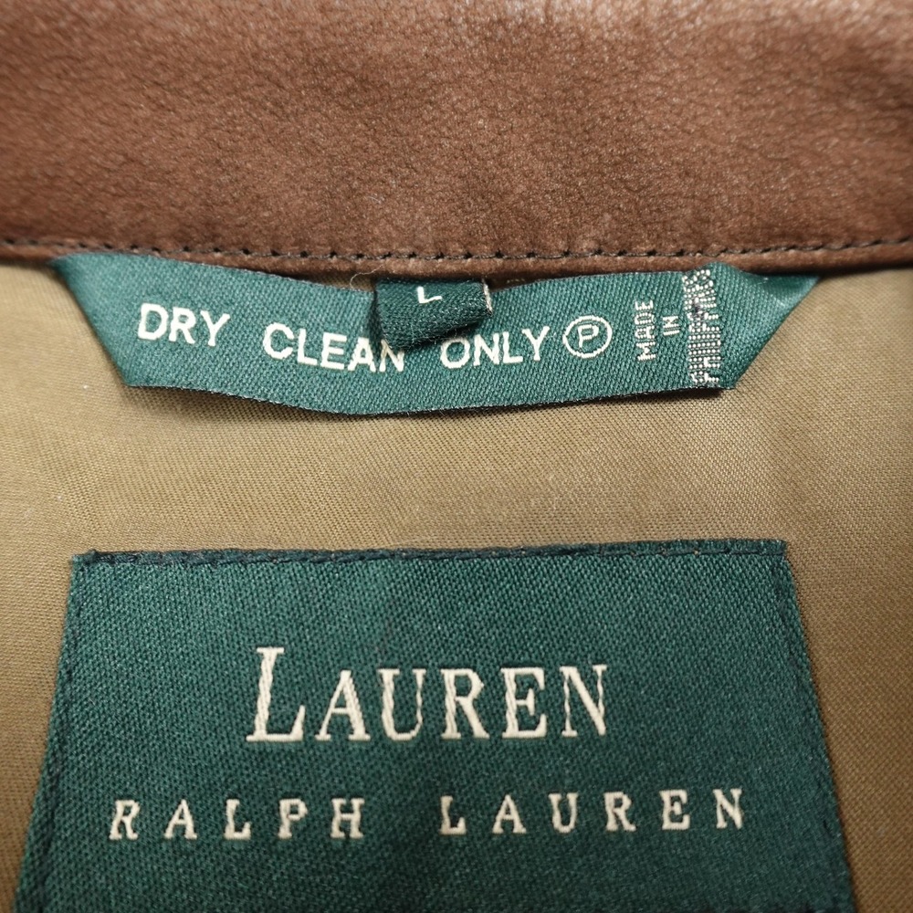 Lauren Ralph Lauren Brown Quilted Windbreaker - Picture 7 of 11